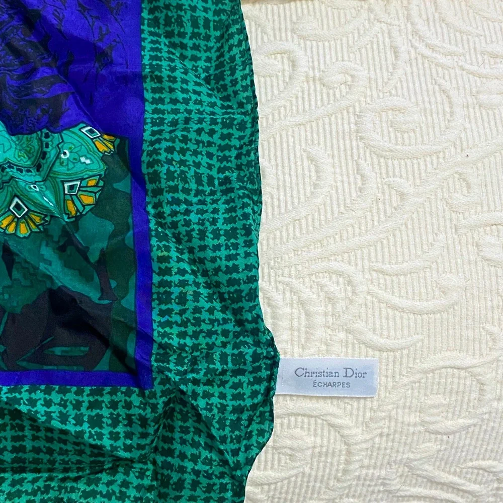 Vintage Dior Silk Scarf